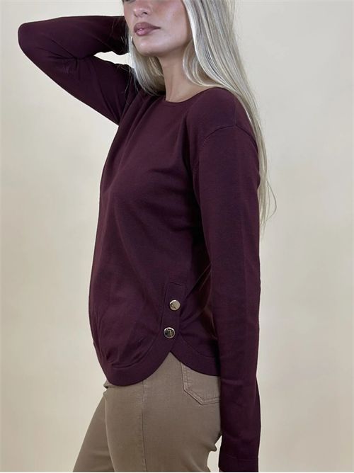 Maglia Pinolo bordeaux di Emme Marella. EMME MARELLA | PINOLO004/008